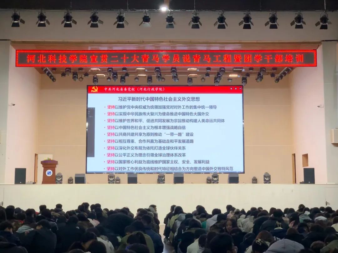 河北科技学院开展2022年 宣贯二十大 青马学员说 青马工程第三课 第 4 张