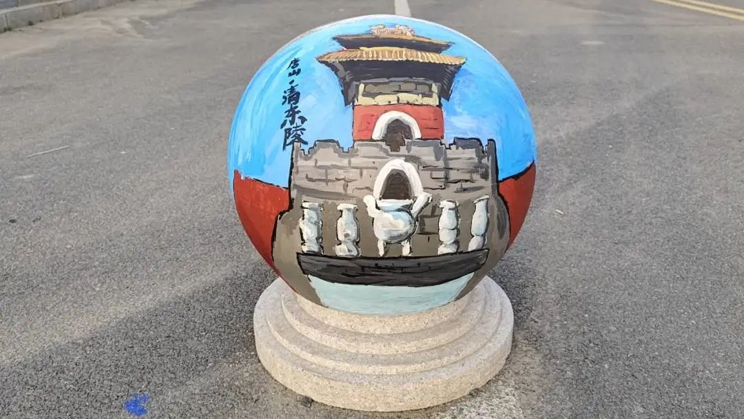 河北科技学院学子校内绘制河北省内靓丽风景画 第 9 张