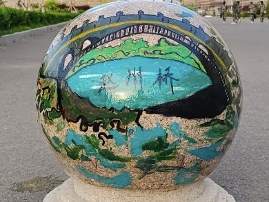 河北科技学院学子校内绘制河北省内靓丽风景画 第 12 张